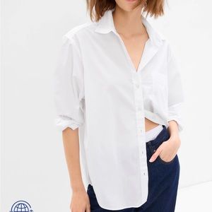 NWOT Gap Women’s 100% Linen Button Down